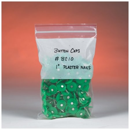 Bsc Preferred 9 x 12'' - 2 Mil Minigrip White Block Reclosable Poly Bags, 1000PK BUY00029039